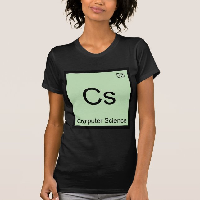 CS - Symbol-T-Shirt für Computerwissenschaften - C T-Shirt (Vorderseite)