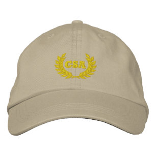 CSA mit Lorbeer (bestickt) Bestickte Baseballkappe