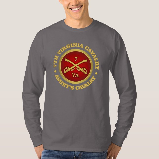 CSC-7. Virginia-Kavallerie (Ashby's Kavallerie) T-Shirt (Vorderseite)