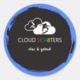 CSCA8-Aufkleber Runder Aufkleber