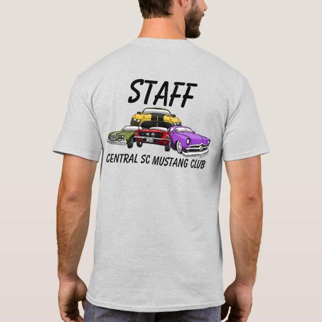 CSCMC Car Show Staff T - Shirt (Rückseite)
