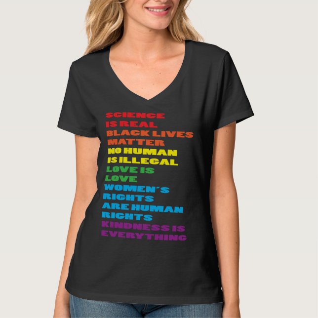 CSD LGBTQIA Parade Acceptance Ally Flag Love Proud T-Shirt (Vorderseite)