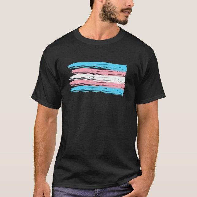 CSD-Markierung für Transgender-Pride T-Shirt (Vorderseite)