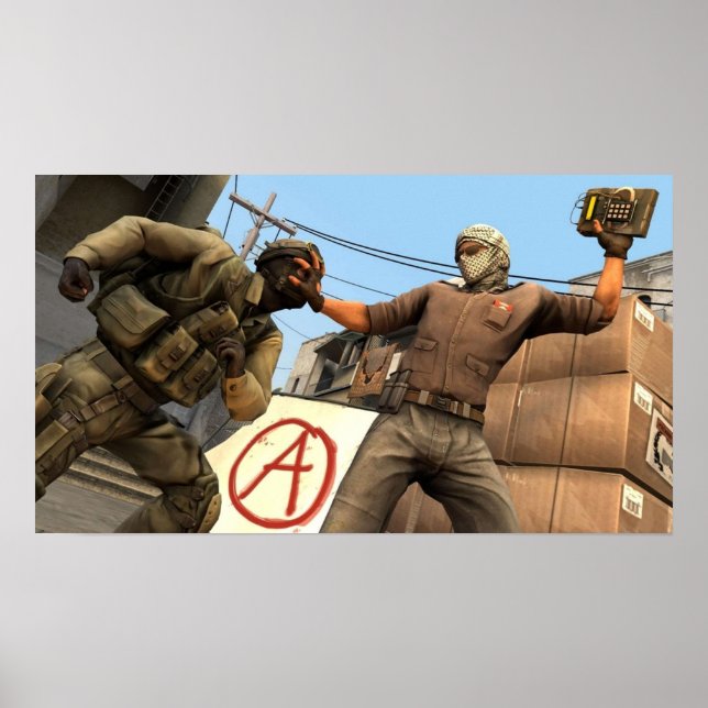 Csgo CT vs T Poster (Vorne)