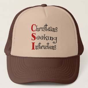 CSI Christlich Akronymne Truckerkappe