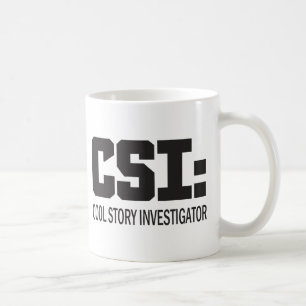 CSI: Cool Story Investigator Kaffeetasse