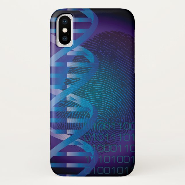 CSI DNA Fingerprint Science Case-Mate iPhone Hülle (Rückseite)