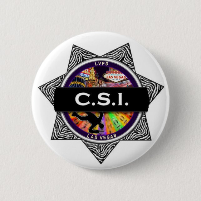 CSI Las Vegas TV Show Button Gift (Vorderseite)