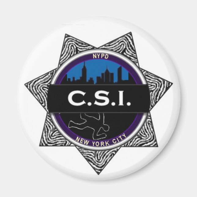 CSI New York TV Show Magnet Geschenk (Vorne)