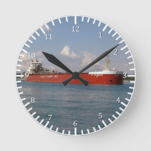 CSL-Assiniboinuhr Runde Wanduhr