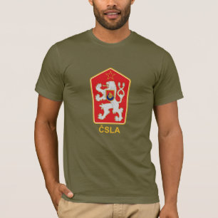 ČSLA - T-shirt tchèque d'emblème de l'armée