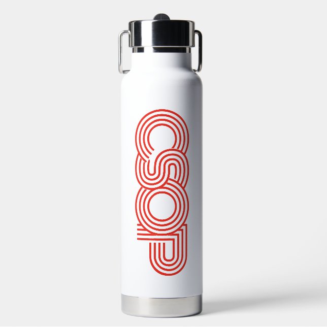 CSOP Logo Wasserflasche Trinkflasche (Vorderseite)