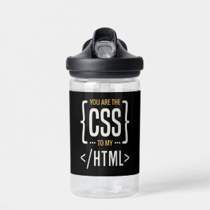 CSS HTML TRINKFLASCHE