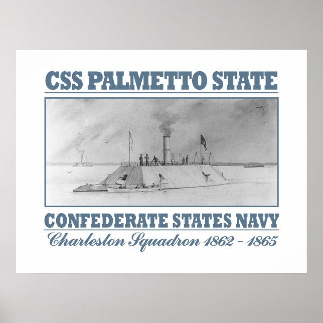 CSS Palmetto Staat Poster (Vorne)