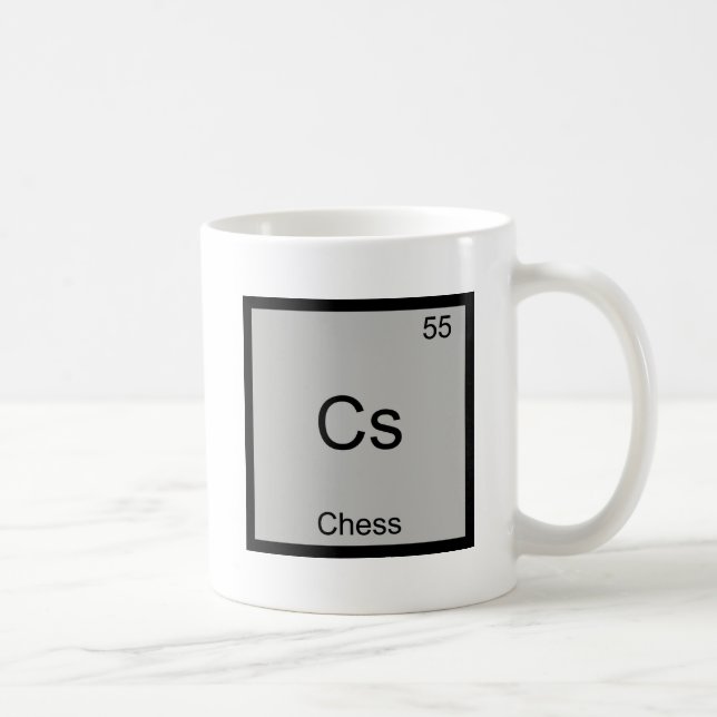 CSS - T - Shirt für das Symbol für Chess Funny Che Kaffeetasse (Rechts)