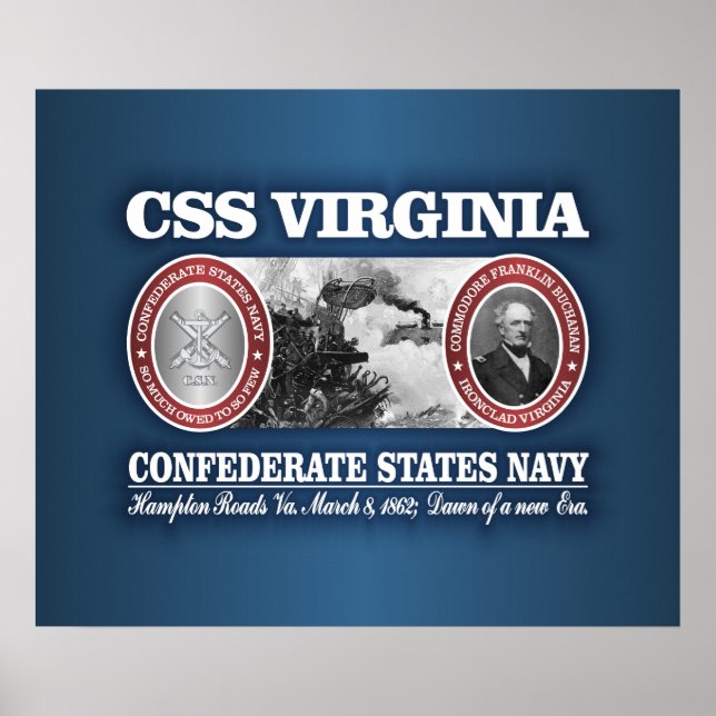 CSS Virginia, CSN Poster (Vorne)