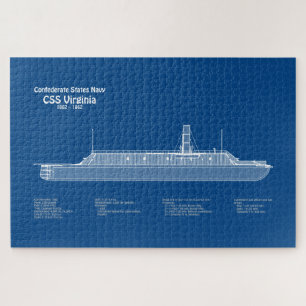 CSS Virginia - Pläne für den Schiffsbau ABD