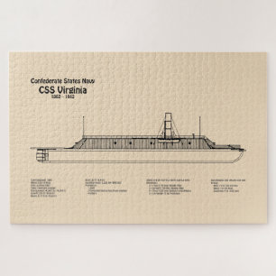 CSS Virginia - Pläne für ein Schiffskonzept - SD
