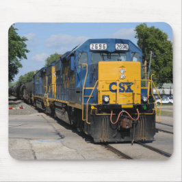 CSX 2696 führt zu Westbound CSX C729 Mousepad