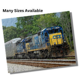 CSX Blue Diesel Lokomotive Motor Bahn