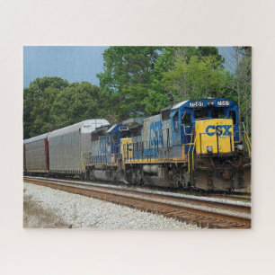 CSX Diesel Bahn Hintergrund Jigsaw Puzzle