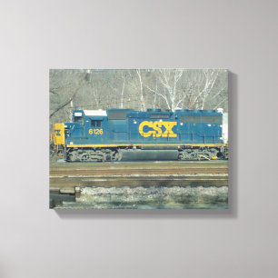 CSX-Diesel-Motor Leinwanddruck