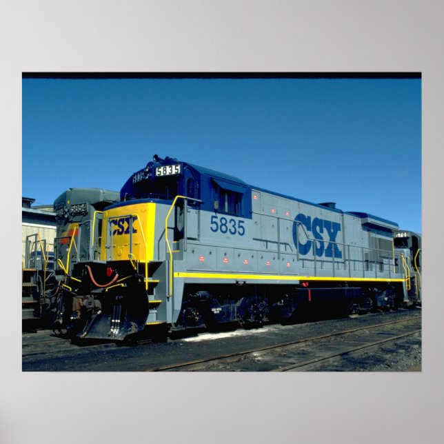CSX GE B36-7 #5835, 1990_Züge Poster (Vorne)