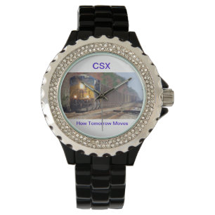 CSX-Kohlen-Zug-Uhr Armbanduhr