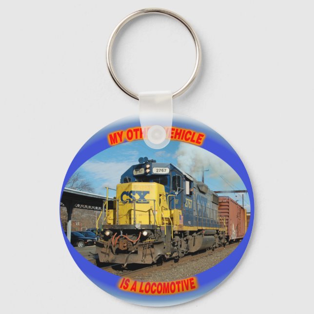 CSX-Lokomotive Schlüsselanhänger (Vorderseite)