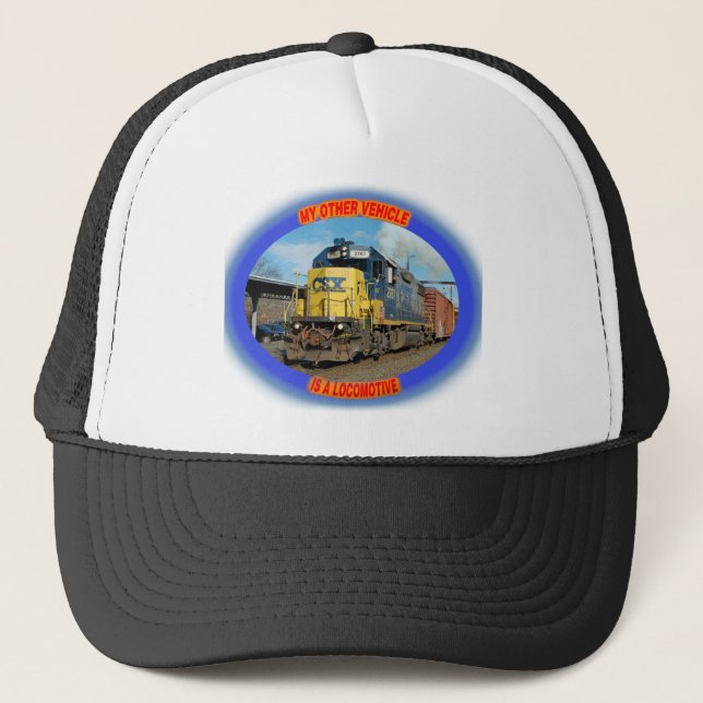 CSX-Lokomotive Truckerkappe (Vorderseite)