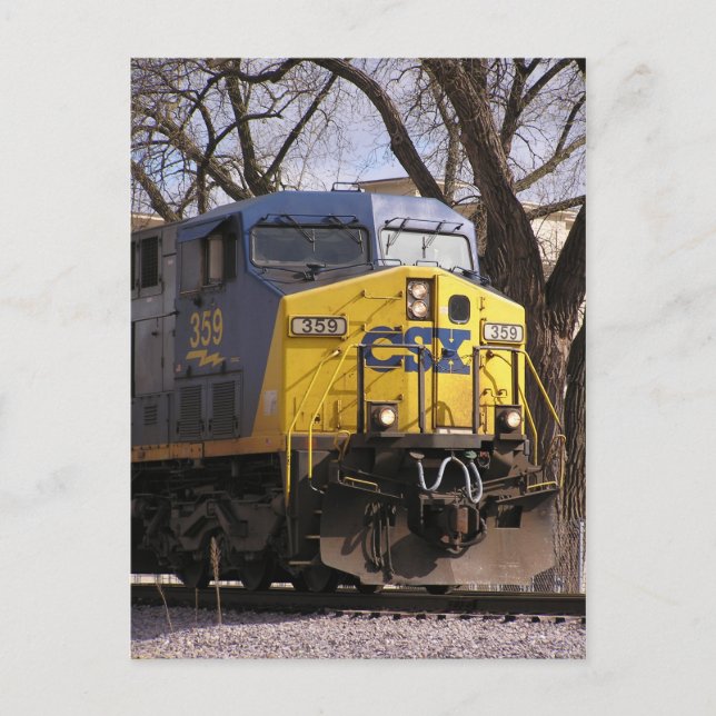 CSX Train Postkarte (Vorderseite)