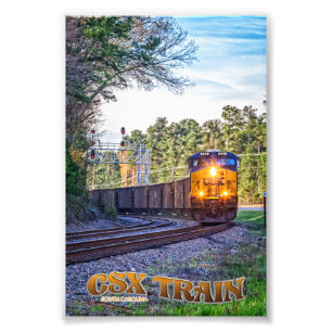 CSX-Zug in South Carolina Fotodruck