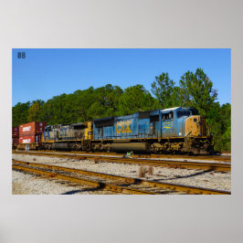 CSX-Zugplakat Poster