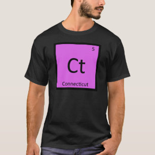 Ct - Periodensystem der Chemie des Bundesstaates C T-Shirt