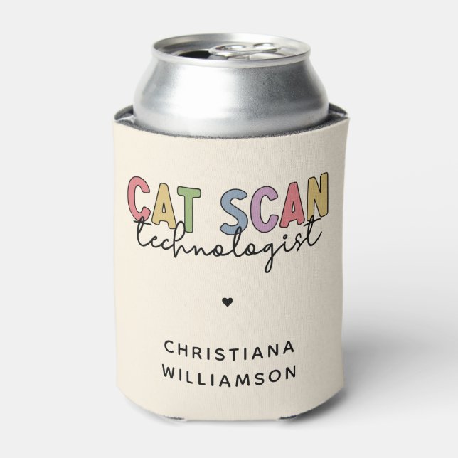 CT Tech-Geschenke für CAT-Scan-Technologie Dosenkühler (Kanne Vorderseite)