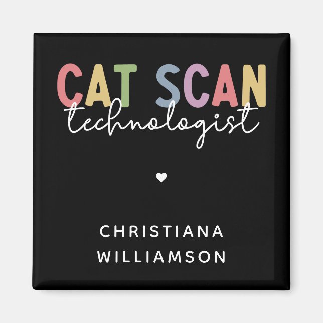 CT Tech-Geschenke für CAT-Scan-Technologie Magnet (Vorne)