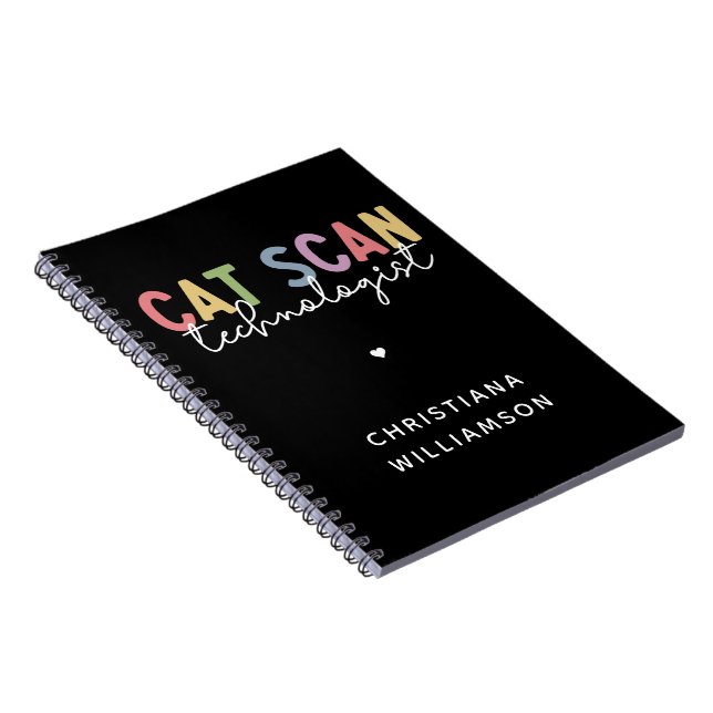 CT Tech-Geschenke für CAT-Scan-Technologie Notizblock (Rechte Seite)