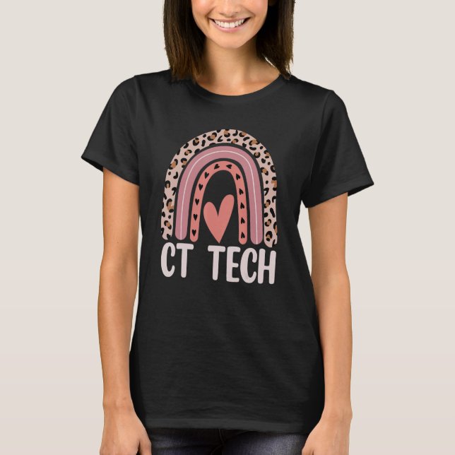 CT-Technologe Computed Tomography Technologe Radio T-Shirt (Vorderseite)
