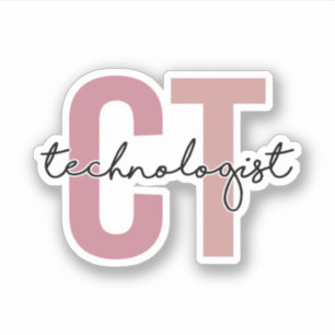 CT-Technologe, Computertomographie-Technologe Aufkleber