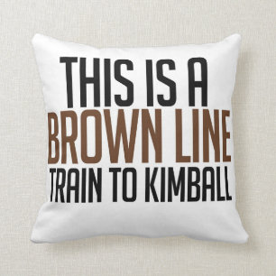 CTA Brown Linie Kissen