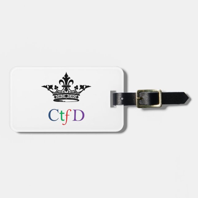 CTFD Gepäckanhänger (Vorderseite horizontal)