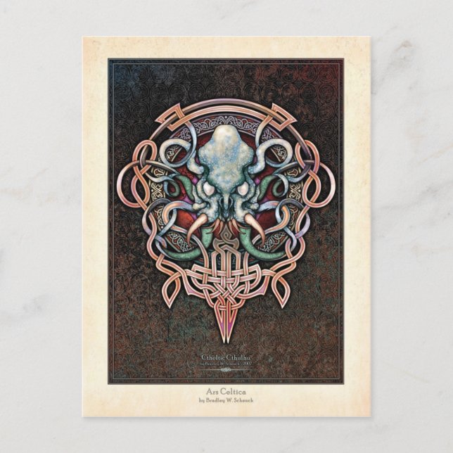 Ctheltic Cthulhu Postcard Postkarte (Vorderseite)