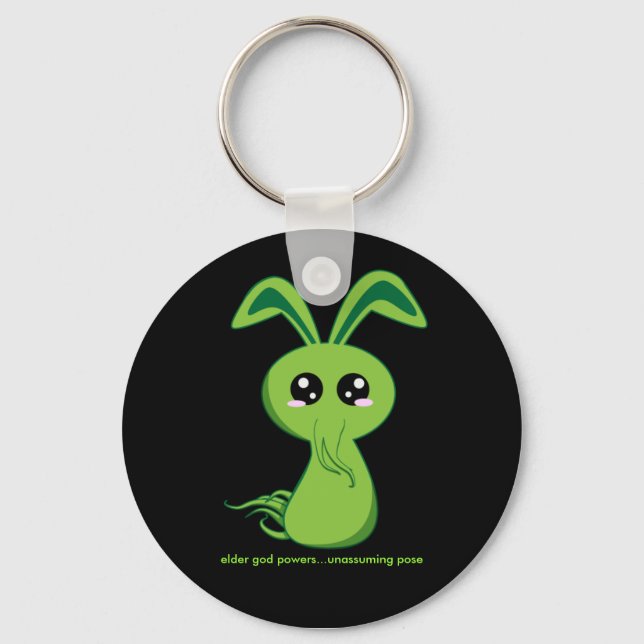 Cthulhu Bunny Schlüsselanhänger (Vorderseite)