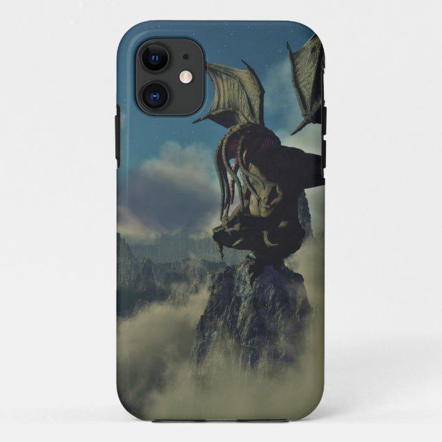 Cthulhu Case-Mate iPhone Hülle (Rückseite)