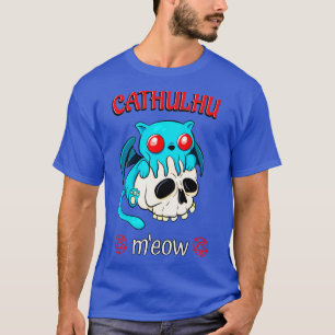Cthulhu Cat Funny Horror Kawaii Cathulhu MEow T-Shirt