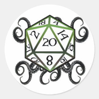 Cthulhu D20 Aufkleber
