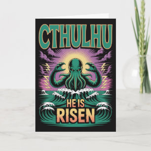 Cthulhu Er Ist Auferstanden Osternkarte Karte