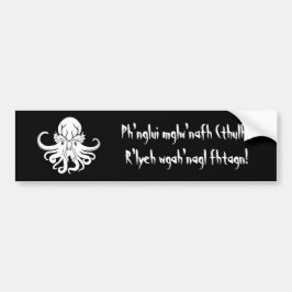 Cthulhu Fhtagn Autoaufkleber