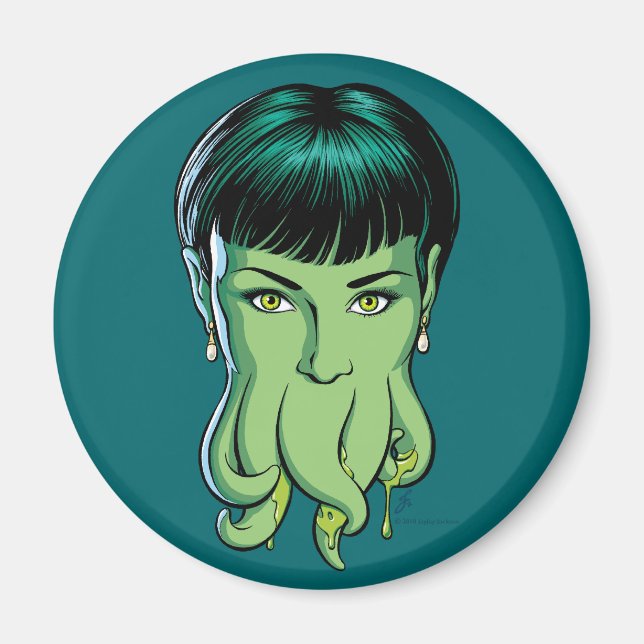 Cthulhu Girl Magnet (Devant)