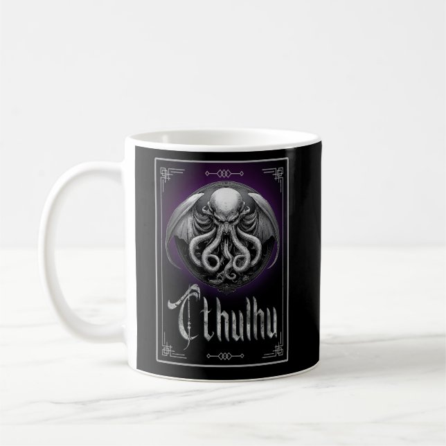 Cthulhu Halloween-Horror Kaffeetasse (Links)